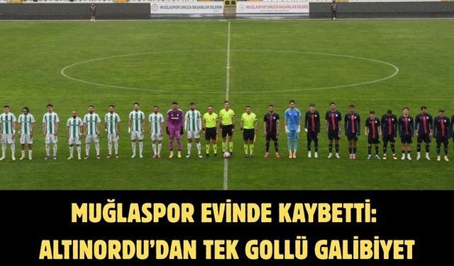 Muğlaspor Evinde Kaybetti: Altınordu’dan Tek Gollü Galibiyet