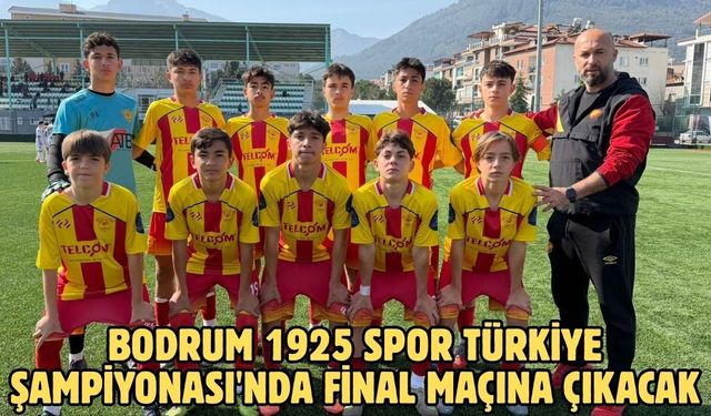 Bodrum 1925 Spor Türkiye Şampiyonası'nda final maçına çıkacak