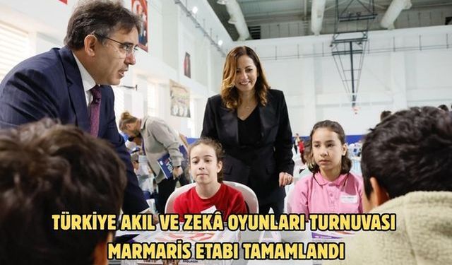 Türkiye akıl ve zekâ oyunları turnuvası Marmaris etabı tamamlandı