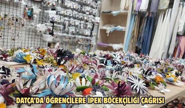 Datça’da öğrencilere ipek böcekçiliği çağrısı