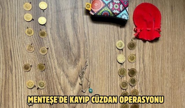 Menteşe'de kayıp cüzdan operasyonu