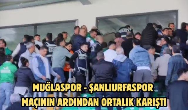 Muğlaspor - Şanlıurfaspor maçının ardından ortalık karıştı