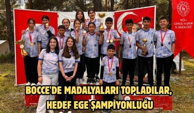 Bocce'de madalyaları topladılar, hedef ege şampiyonluğu
