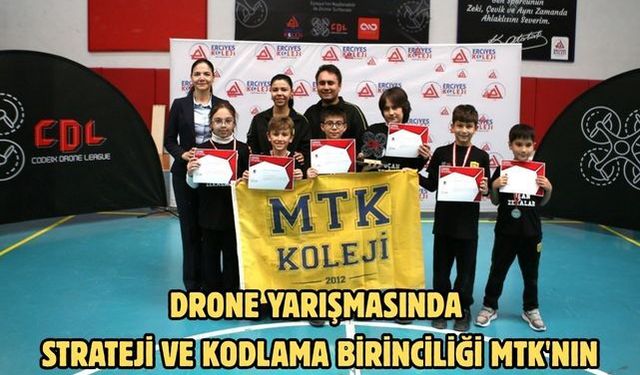 Drone yarışmasında strateji ve kodlama birinciliği MTK'nın