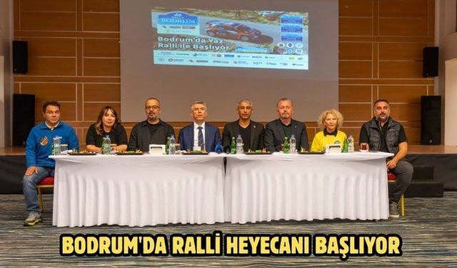 Bodrum'da ralli heyecanı başlıyor