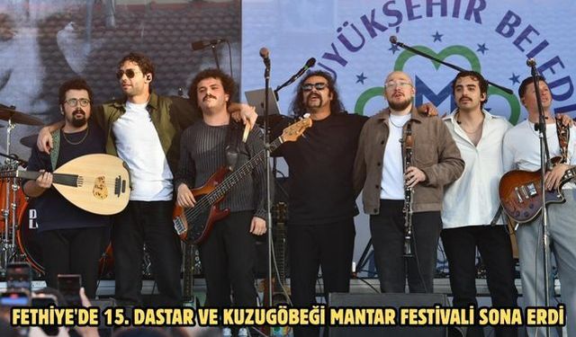 Fethiye'de 15. Dastar ve Kuzugöbeği Mantar Festivali sona erdi