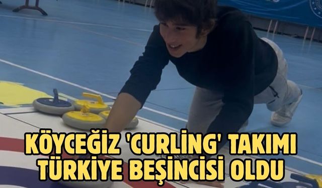 Köyceğiz 'Curling' takımı Türkiye beşincisi oldu