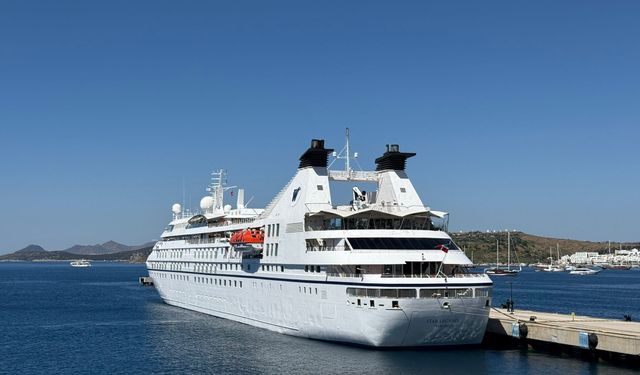 Bodrum'a kruvaziyer ile 274 yolcu geldi