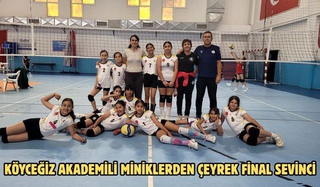 Köyceğiz Akademili miniklerden çeyrek final sevinci