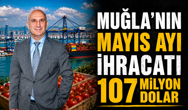 Muğla’nın mayıs ayı ihracatı 107 milyon dolar