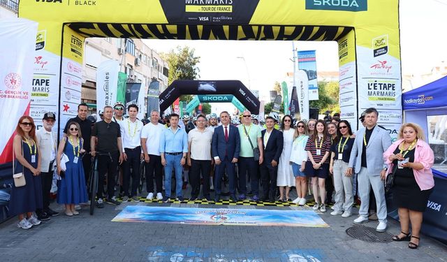Marmaris’te Tour de France tamamlandı