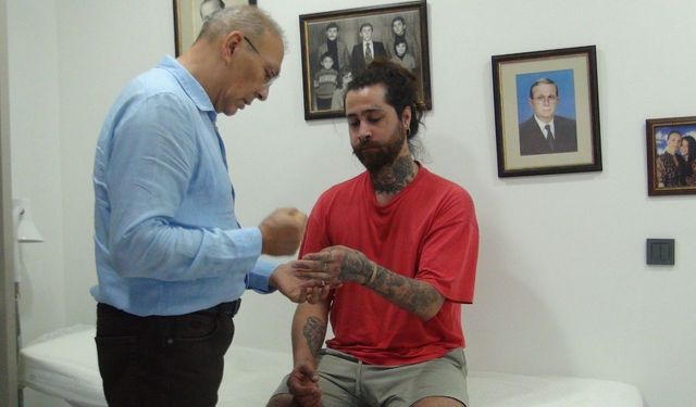 Bileği koptu, doktoru sayesinde hayattan kopmadı