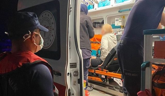 Gemide rahatsızlanan vatandaşa tıbbi tahliye