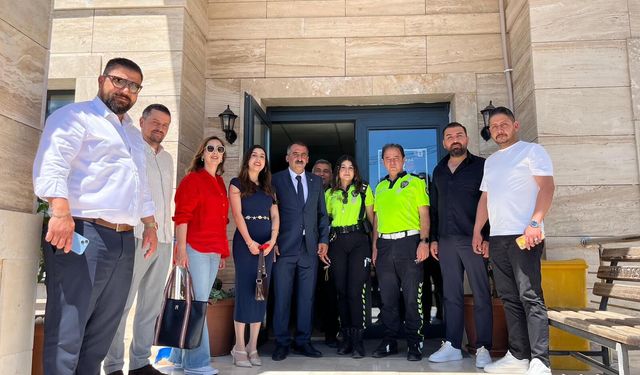 MHP Muğla İl Başkanı Emrah Oltulu’dan Trafik Birimlerine Teşekkür Ziyareti