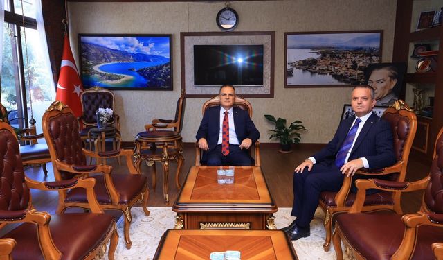 Vali Akbıyık’tan Fethiye Kaymakamlığına Ziyaret