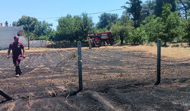 Muğla'da arazide çıkan yangın söndürüldü