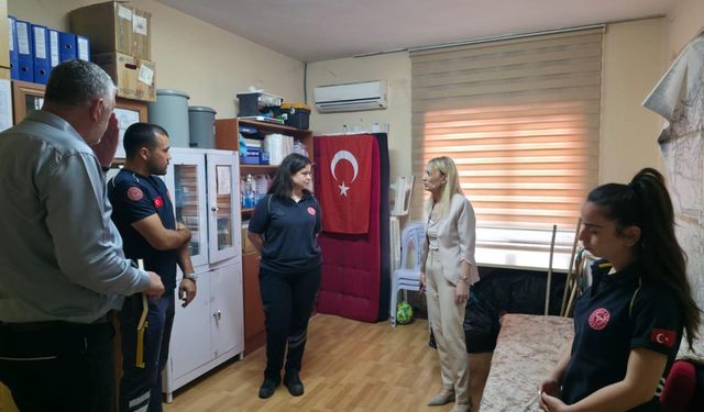 İl Sağlık Müdürü Başaran Akça, Kavaklıdere'deki sağlık tesislerinde incelemelerde bulundu