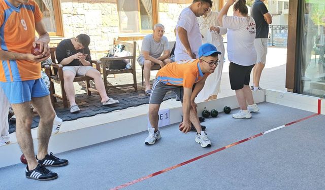 Özel sporcular Bocce Türkiye şampiyonası Muğla’da başladı