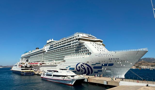 Bodrum’a kruvaziyer hareketliliği: "3 bin 292 yolcu geldi"