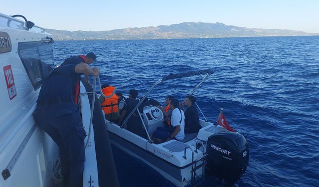 Bodrum'da 2 olayda 10 düzensiz göçmen yakalandı