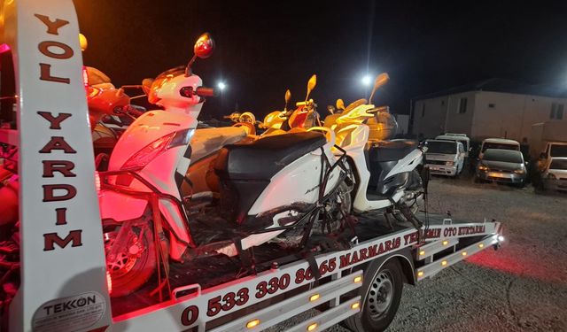 Datça'da motosiklet denetimi: "19 araç trafikten men edildi"