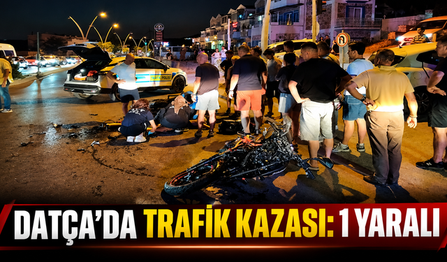 Datça’da trafik kazası: 1 yaralı