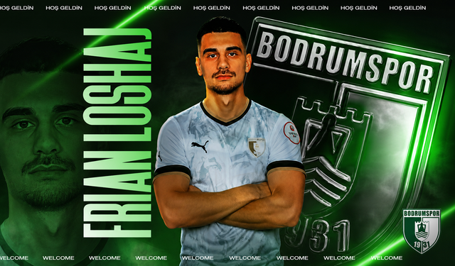 Bodrum FK, Kosovalı futbolcu Florian Loshaj'ı kadrosuna kattı