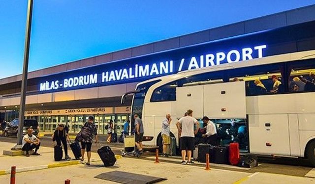 Milas-Bodrum Havalimanı haziran ayında 578 bin 754 yolcuya hizmet verdi