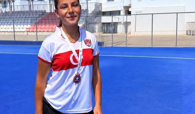 Muğlalı Hokey Milli oyuncu, Avrupa üçüncüsü oldu