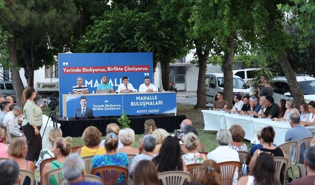 Başkan Ünlü, Çamdibi’nde vatandaşlarla buluştu
