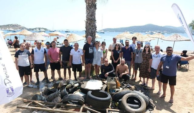 Deniz Dibi Temizliğinin 10. Etabı Türkbükü’nde Gerçekleştirildi