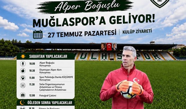 TFF Kaleci Departmanı Koordinatörü Alper Boğuşlu Muğla’ya Geliyor