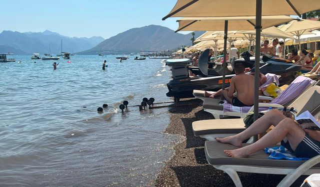 Marmaris'te sahillere sıkı denetim