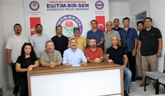 Eğitim Bir-Sen Muğla Başkanı Uçak: "Kimlik kontrolü yapılmadı diye üç eğitim yöneticisinin mesleki itibarı yok edilemez"
