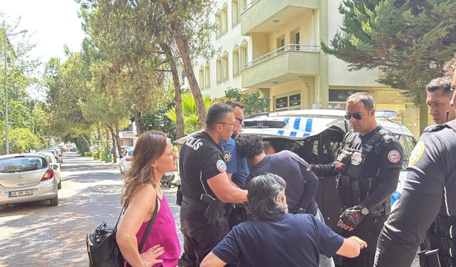 Menteşe’de polise mukavemet gösteren motokurye gözaltına alındı