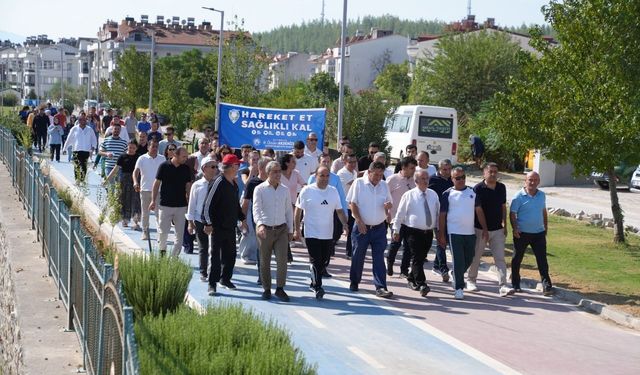Seydikemer'de Avrupa Hareketlilik Haftası dolayısıyla yürüyüş düzenlendi