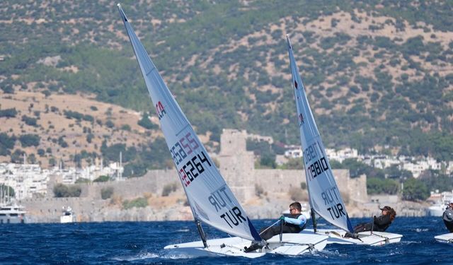 Bodrum'da ILCA Europa Cup'ta yarış heyecanı başladı