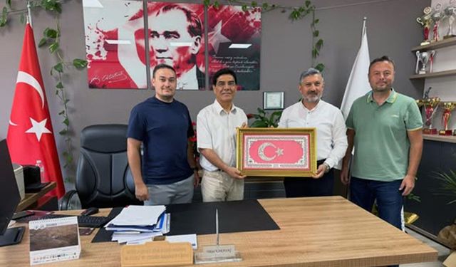 Eğitim Bir-Sen Muğla Şube Başkanı Uçak’tan yeni okul yöneticilerine ziyaret