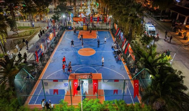 Turgutreis’te basketbol şöleni başladı