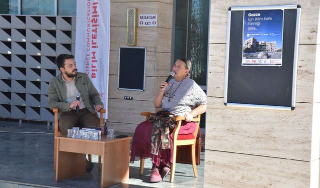 Gazze İçin Bilim Kafe Etkinliği Düzenlendi