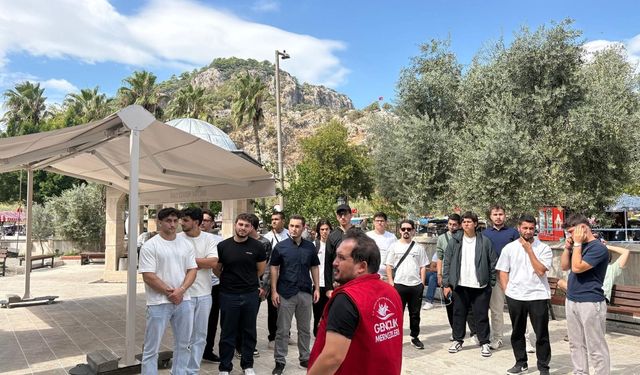 Yeni öğrenciler "Gelin Tanış Olalım" projesiyle Muğla'yı keşfetti