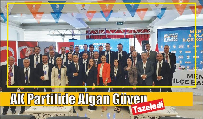 AK Partilide Algan güven tazeledi