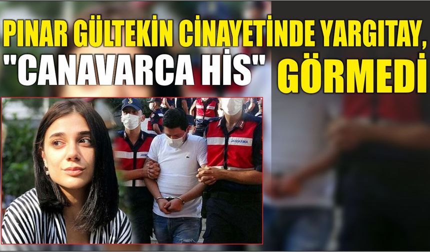 Pınar Gültekin Cinayetinde Yargıtay, "Canavarca His" Görmedi