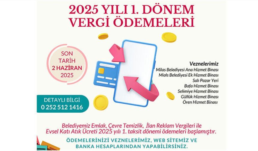 Vergi Ödemelerinde Son Tarih 2 Haziran