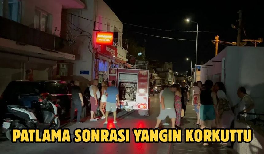 Patlama Sonrası Yangın Korkuttu