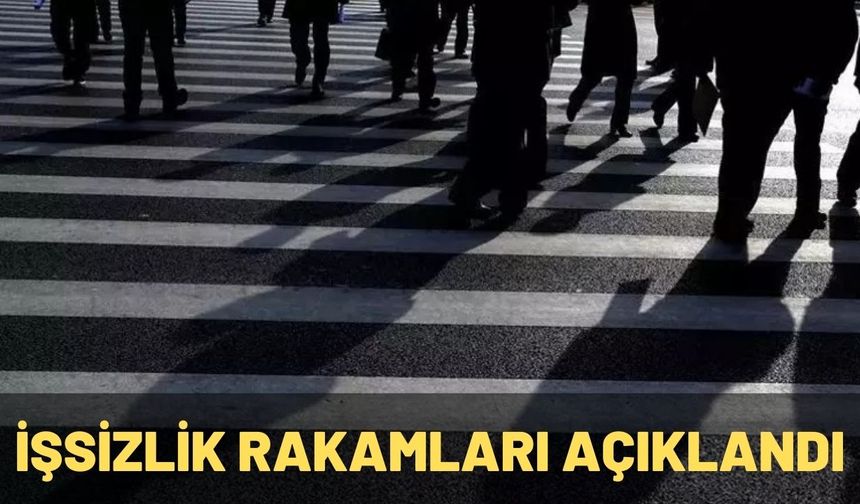 İşsizlik rakamları açıklandı