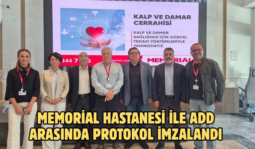 Memorial Hastanesi ile ADD Arasında Protokol İmzalandı