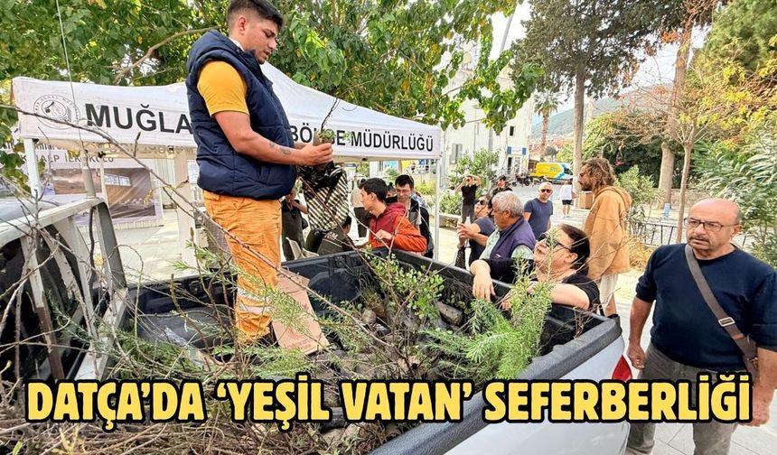 Datça’da ‘Yeşil Vatan’ seferberliği