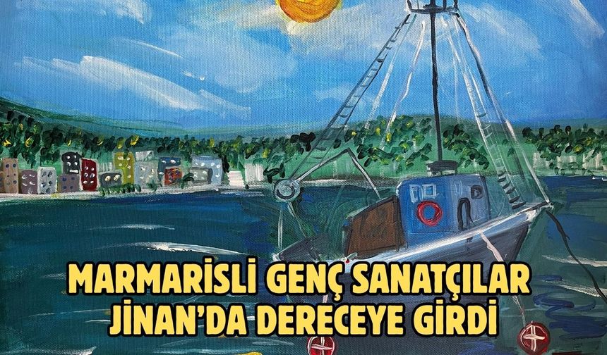 MARMARİSLİ GENÇ SANATÇILAR JİNAN’DA DERECEYE GİRDİ