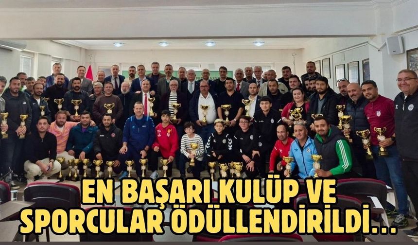 EN Başarı Kulüp ve Sporcular ödüllendirildi…